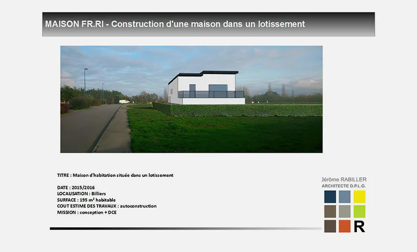Rabiller Jerome Architecte Billiers BILLIERS 1 1