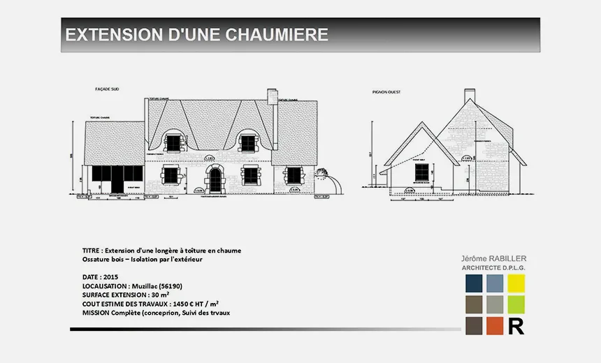 Rabiller Jerome Architecte Billiers EXTENSION DUNE CHAUMIERE MUZILLAC 1 1
