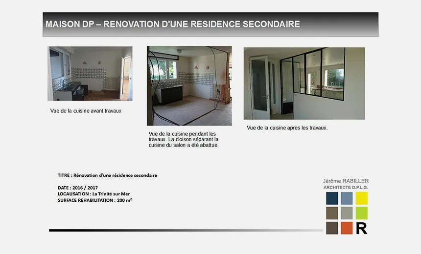Rabiller Jerome Architecte Billiers RENOVATION LA TRINITE SUR MER 1